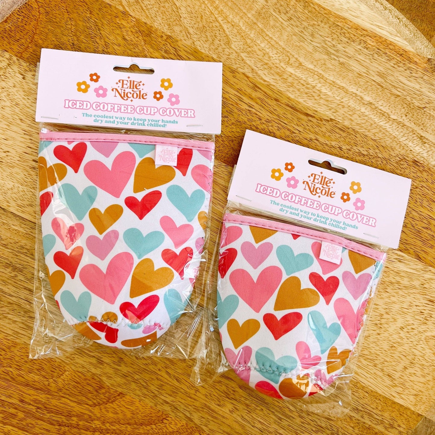 Coffee Cup Cover - Lover Hearts - Creative Sara Boutique