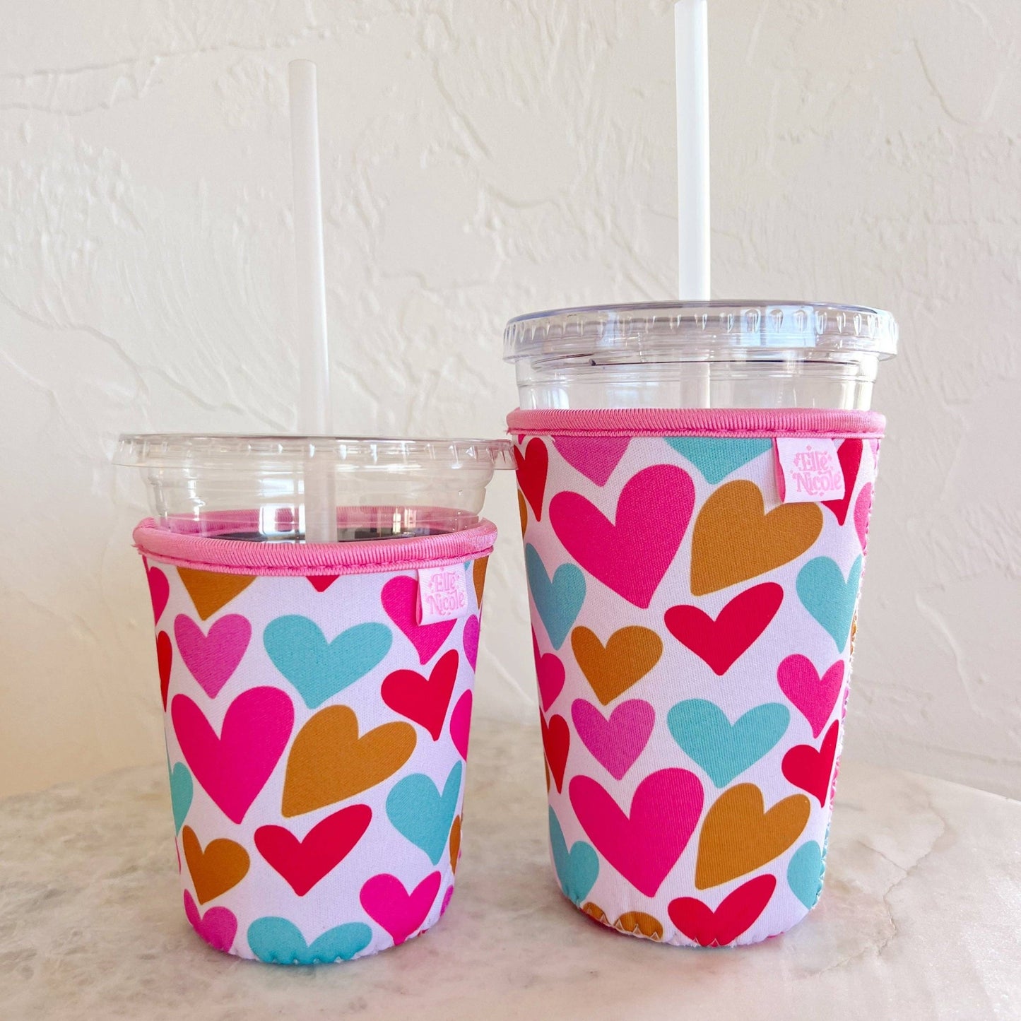 Coffee Cup Cover - Lover Hearts - Creative Sara Boutique