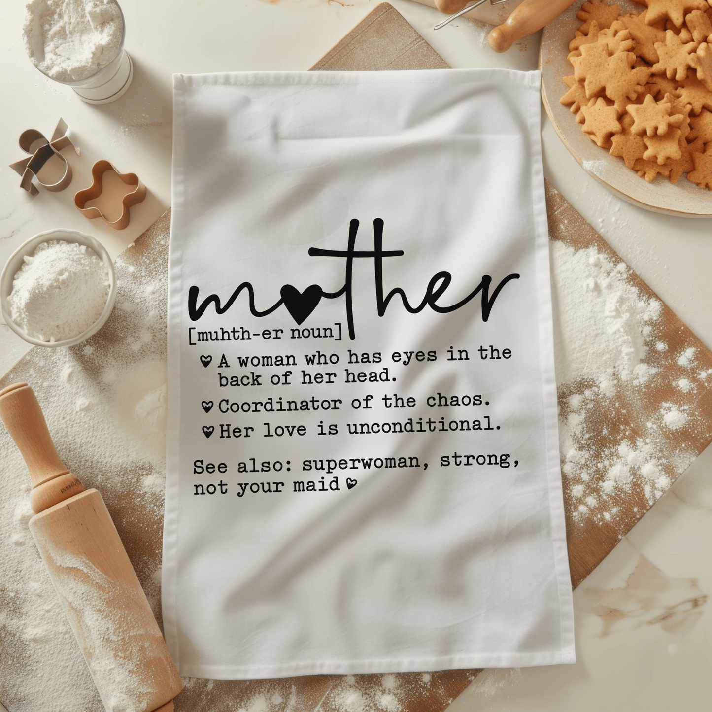 Mother Definition Tea Towel - Creative Sara Boutique