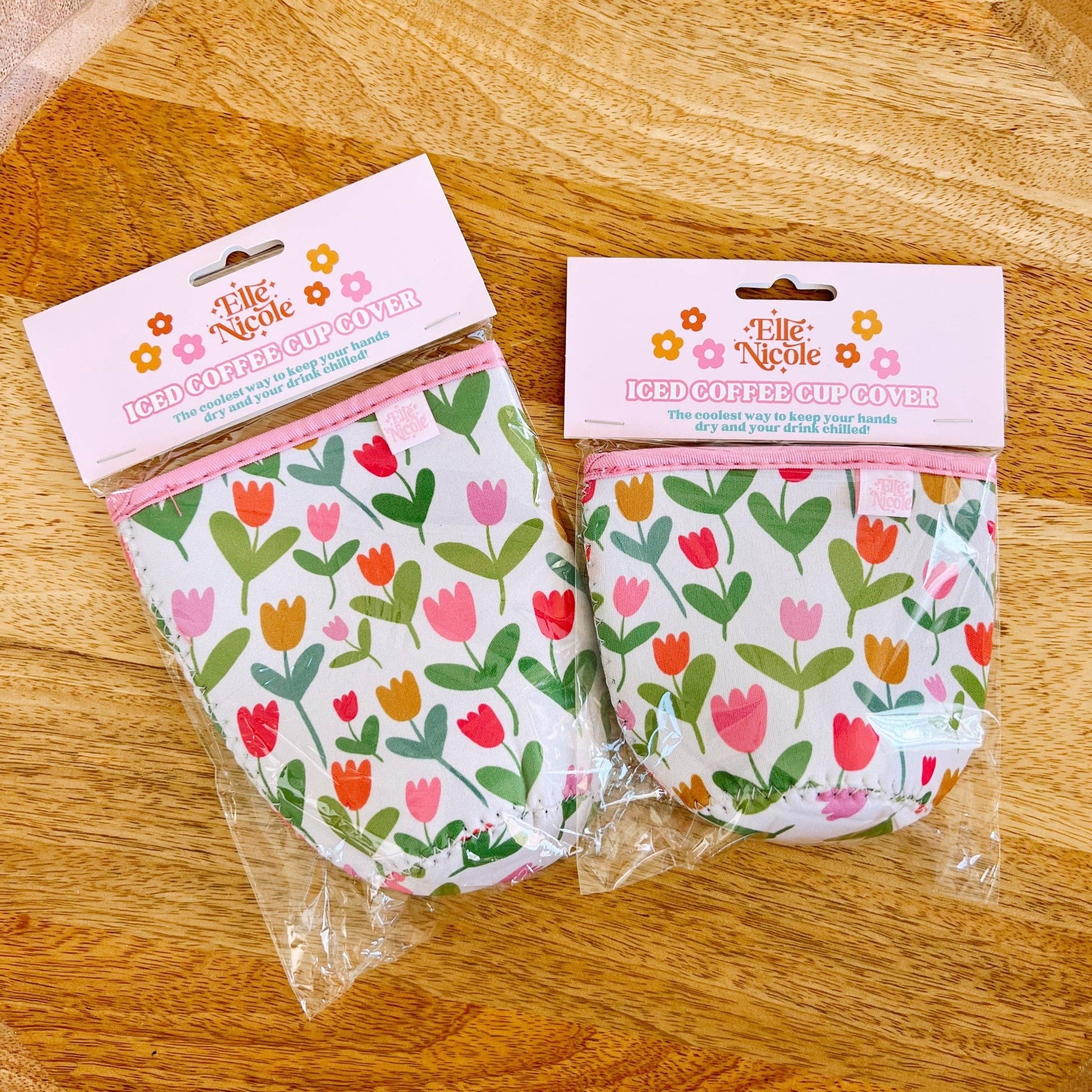 Coffee Cup Cover - Tulips - Creative Sara Boutique