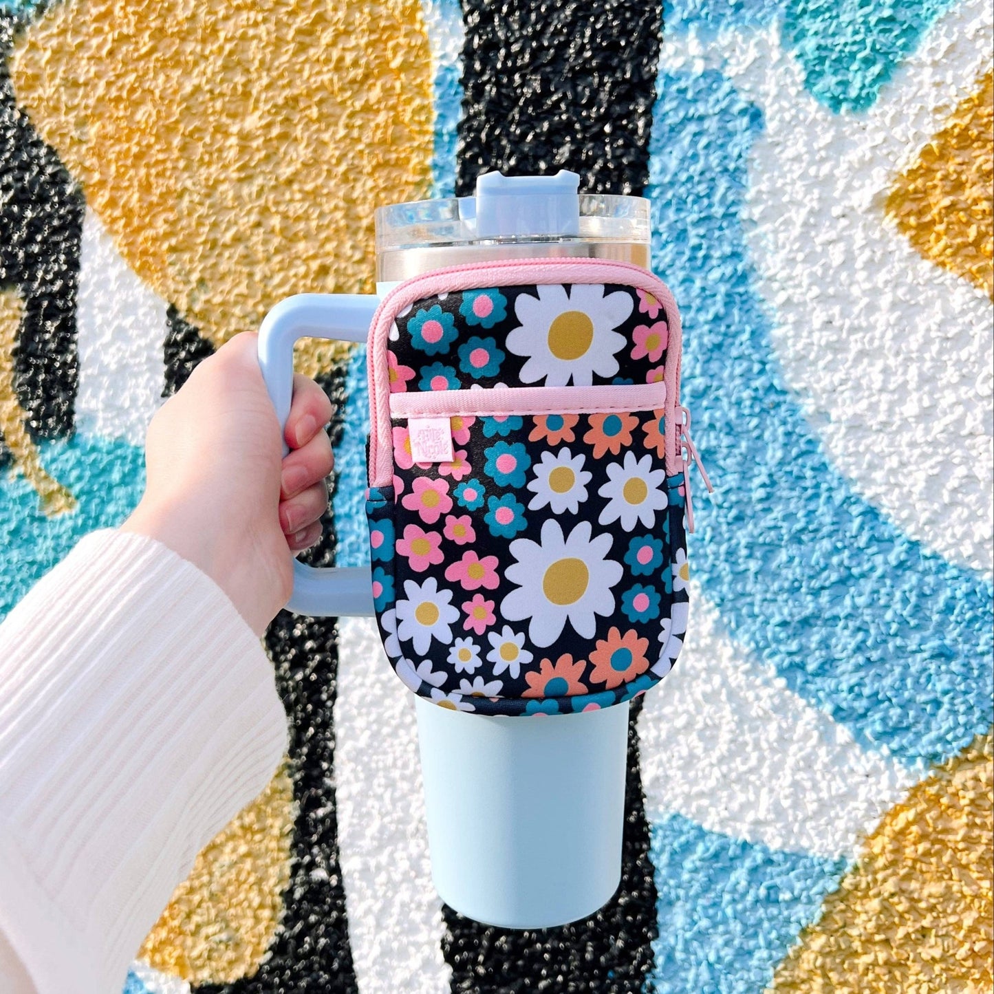 Water Bottle Backpack - Darling Daisy - Creative Sara Boutique
