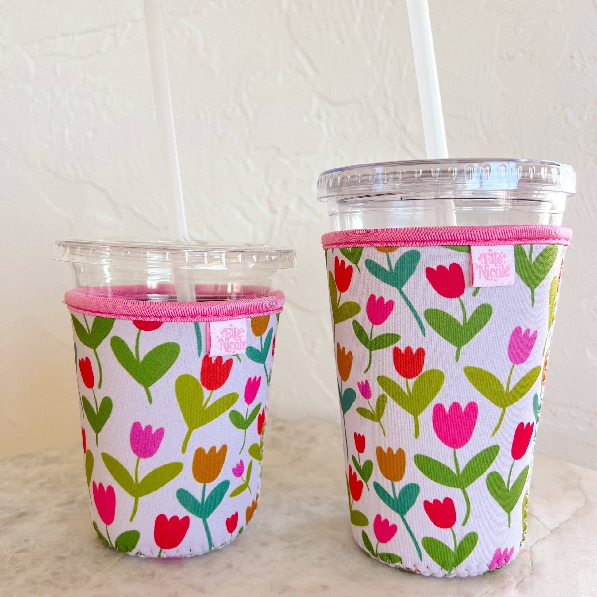 Coffee Cup Cover - Tulips - Creative Sara Boutique