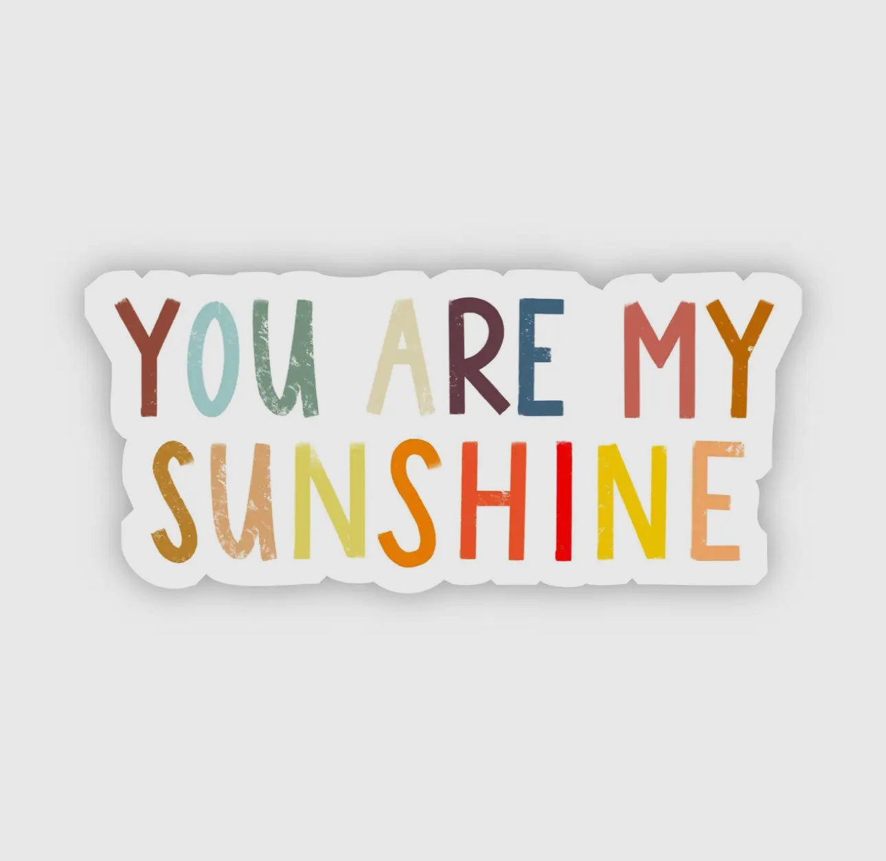 You Are My Sunshine Multicolor Sticker - Creative Sara Boutique