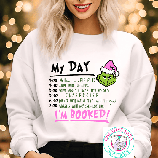 My Day Grinch Crewneck