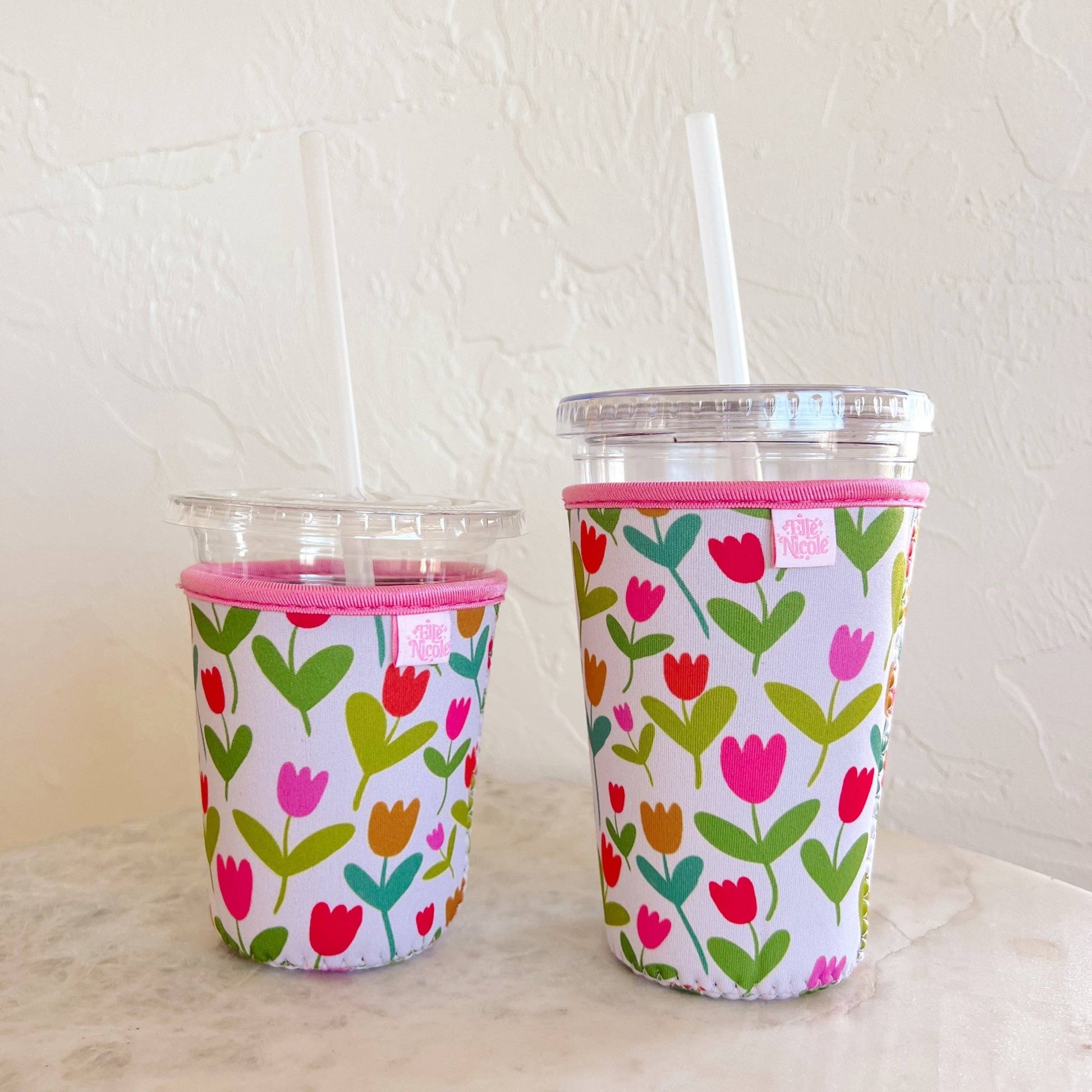 Coffee Cup Cover - Tulips - Creative Sara Boutique
