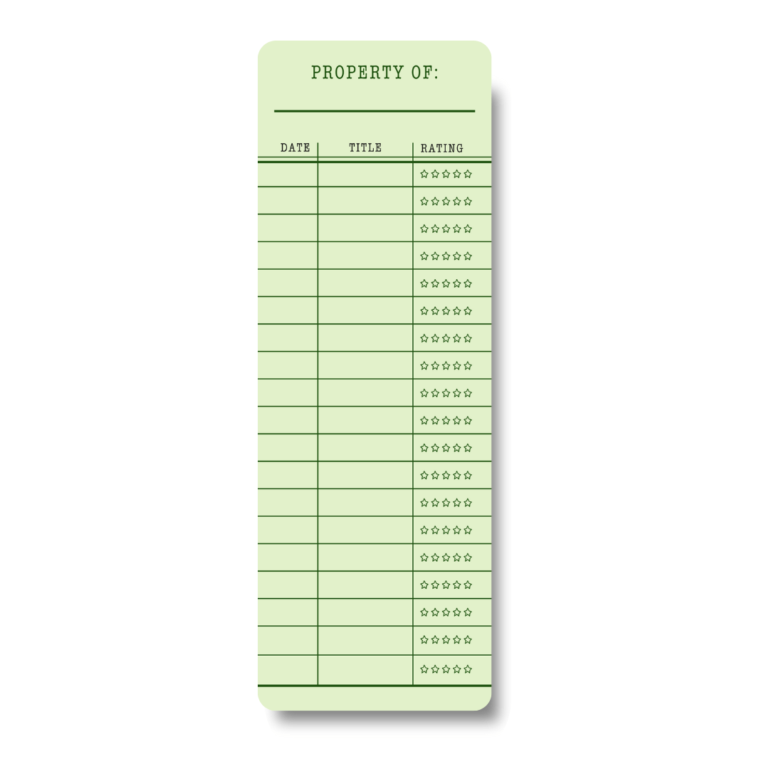 Library Card | Bookmark - Creative Sara Boutique